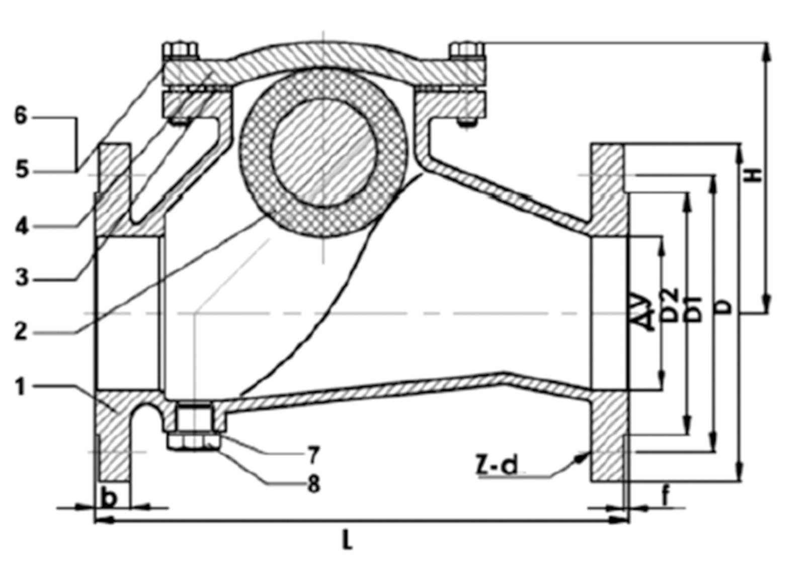Шаровой обратный клапан. Устройство шарового клапана обратного 400 мм. Шаровой обратный клапан схема. Схема фланцевогошарового обратного клапан. Клапан обратный Danfoss (фланцевый) Ду 65 pn16 чертеж.