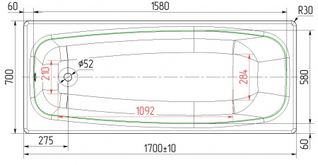 Грация 170x70 (1)